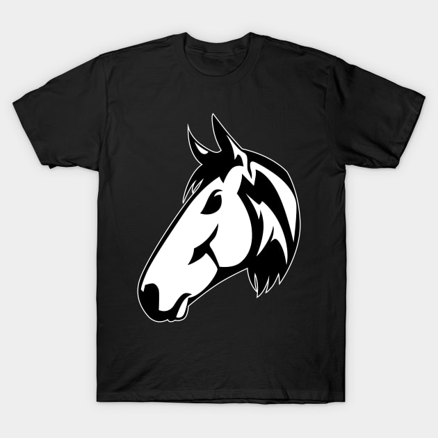 Horse T-Shirt by BarnawiMT